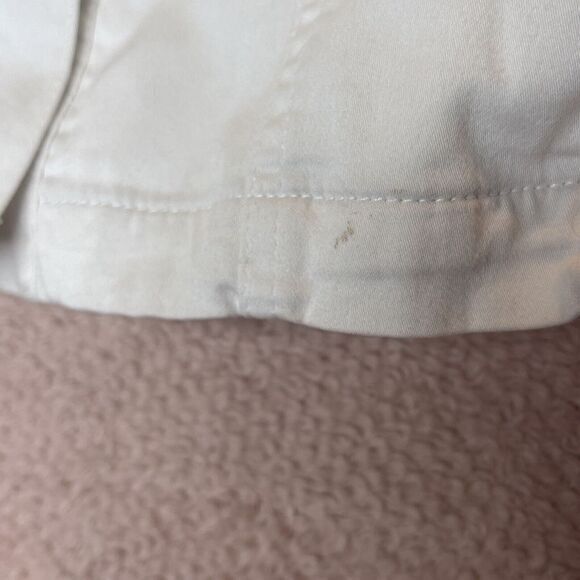 Ruby Road Women's Cotton White Eyelet Zipper Jacket Size 12 Stretchy Material - Picture 5 of 8